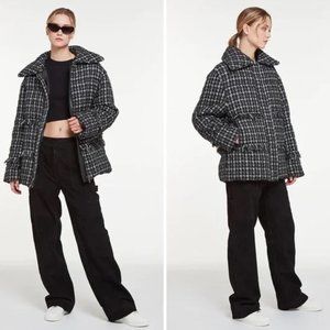 APPARIS MALIK PLAID PUFFER XS